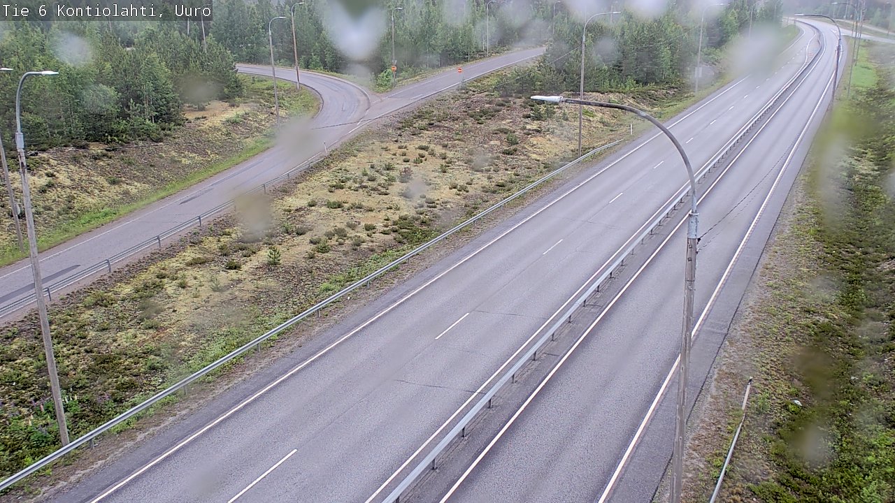Kelikamerat Kuva Tie 6 Kontiolahti, Uuro, Kontiolahti, Pohjois-Karjala