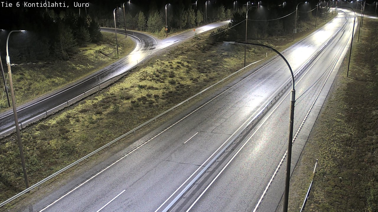Weather Camera Image Road 6 Kontiolahti, Uuro, Kontiolahti, Pohjois-Karjala