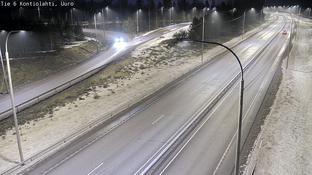 Weather Camera Image Väg 6 Kontiolax, Uuro, Kontiolahti, Pohjois-Karjala