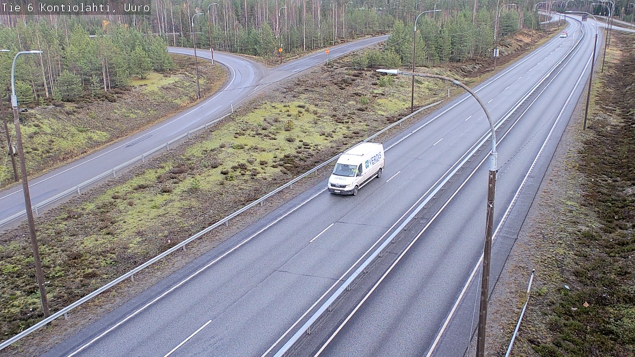 Kelikamerat Kuva Tie 6 Kontiolahti, Uuro, Kontiolahti, Pohjois-Karjala