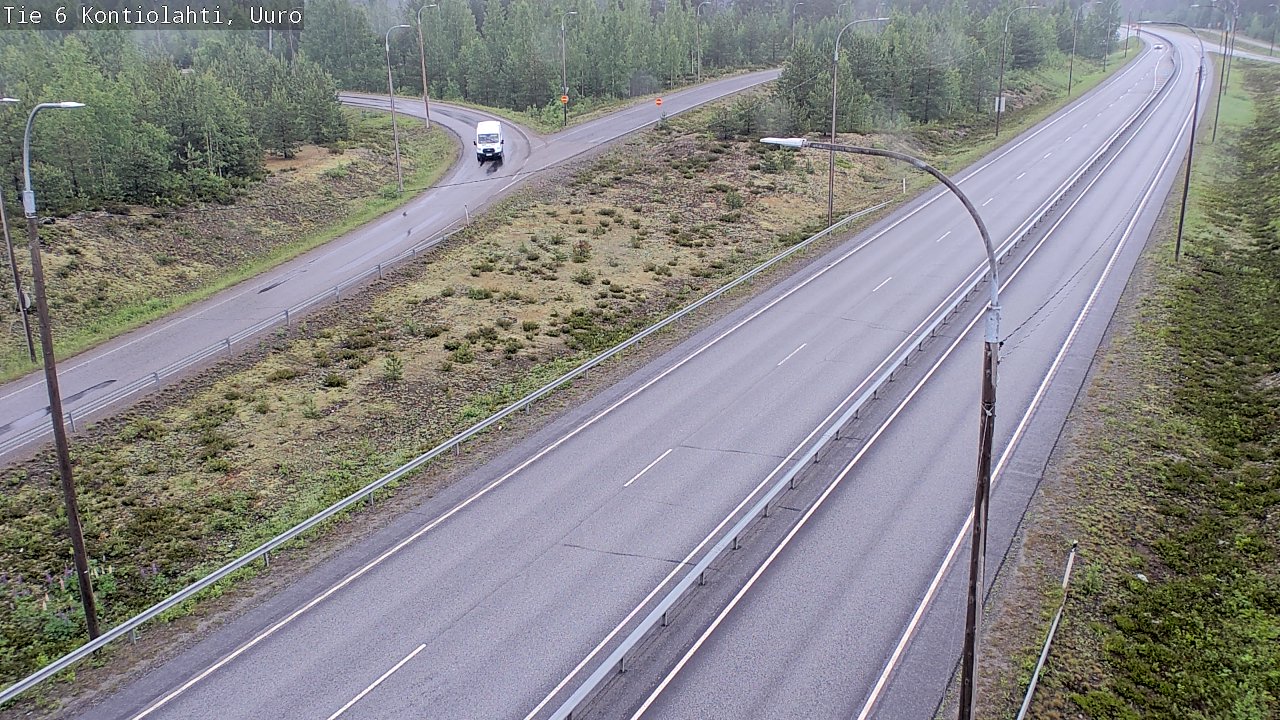 Kelikamerat Kuva Tie 6 Kontiolahti, Uuro, Kontiolahti, Pohjois-Karjala