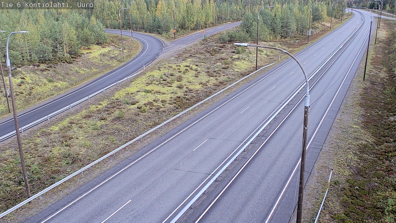 Kelikamerat Kuva Tie 6 Kontiolahti, Uuro, Kontiolahti, Pohjois-Karjala