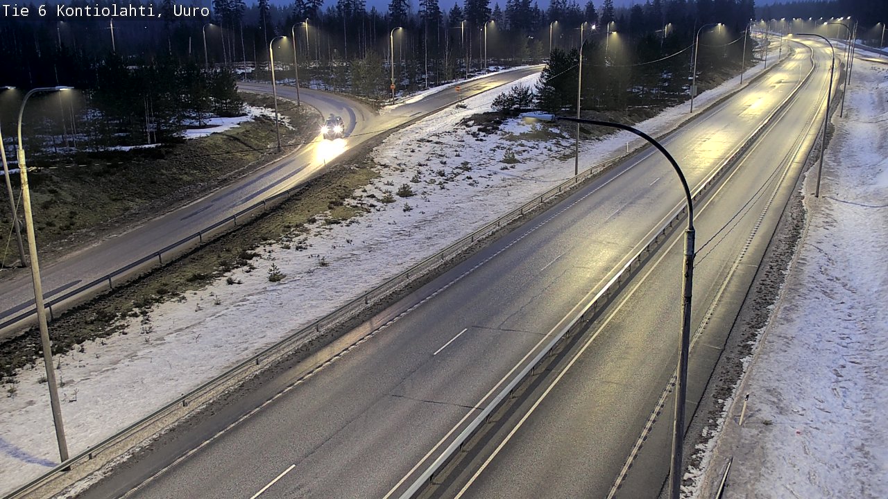 Kelikamerat Kuva Tie 6 Kontiolahti, Uuro, Kontiolahti, Pohjois-Karjala