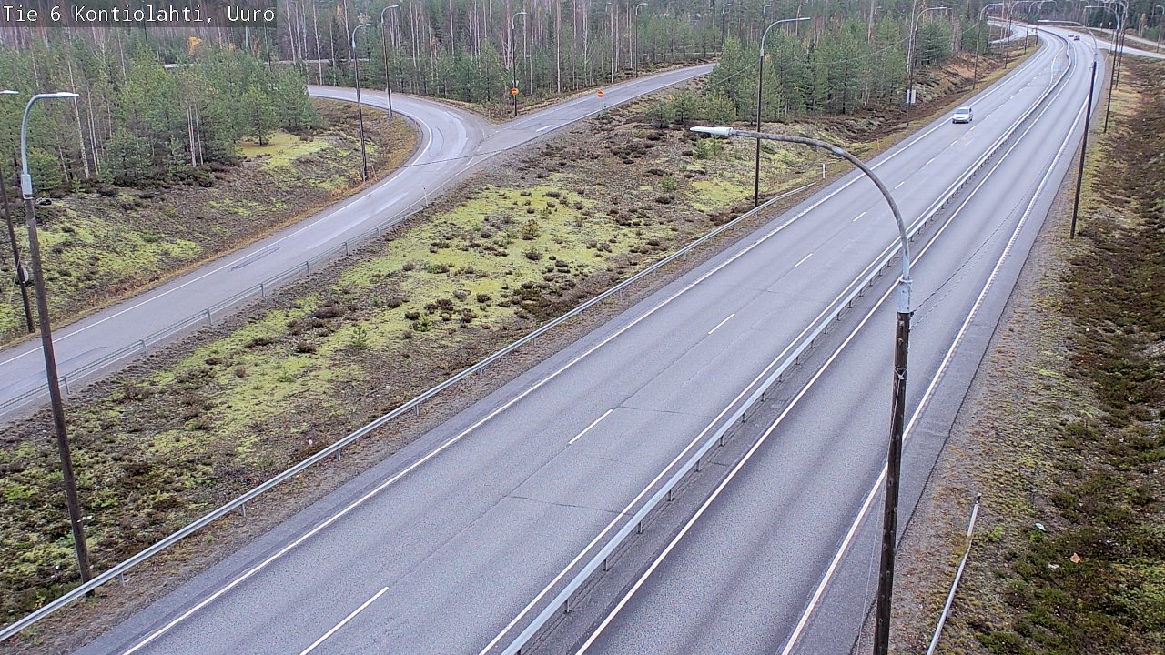 Kelikamerat Kuva Tie 6 Kontiolahti, Uuro, Kontiolahti, Pohjois-Karjala