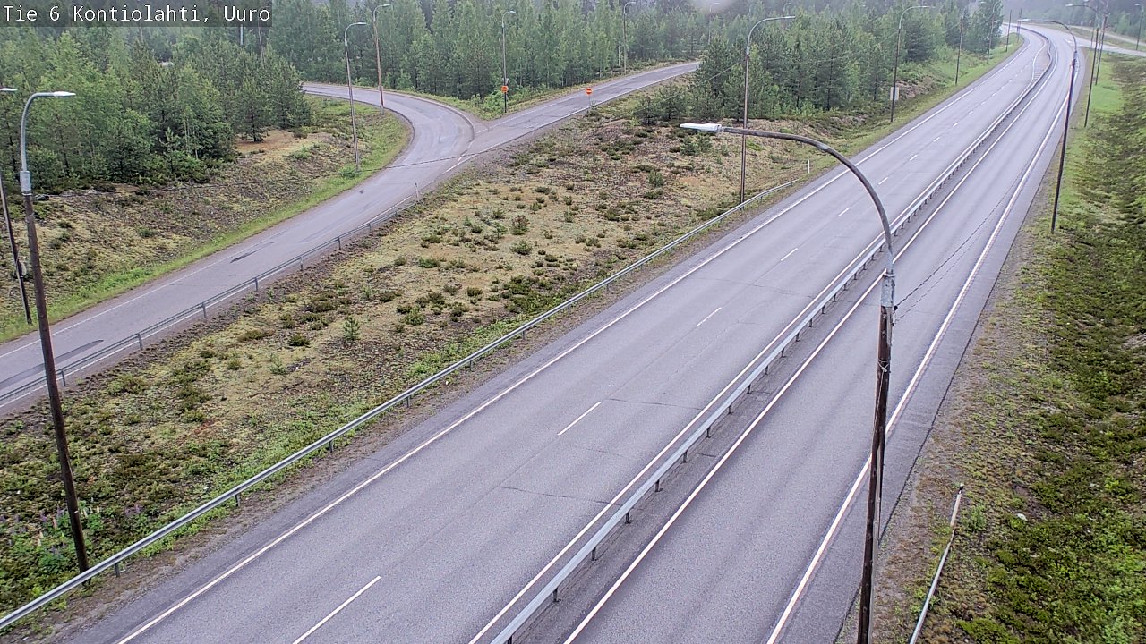 Kelikamerat Kuva Tie 6 Kontiolahti, Uuro, Kontiolahti, Pohjois-Karjala