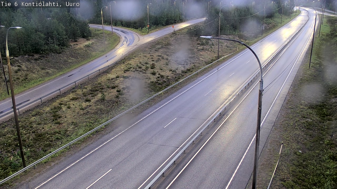 Kelikamerat Kuva Tie 6 Kontiolahti, Uuro, Kontiolahti, Pohjois-Karjala