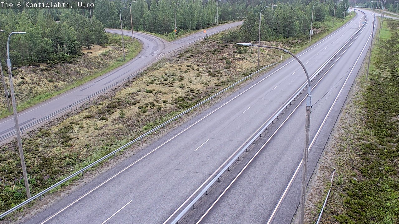 Kelikamerat Kuva Tie 6 Kontiolahti, Uuro, Kontiolahti, Pohjois-Karjala