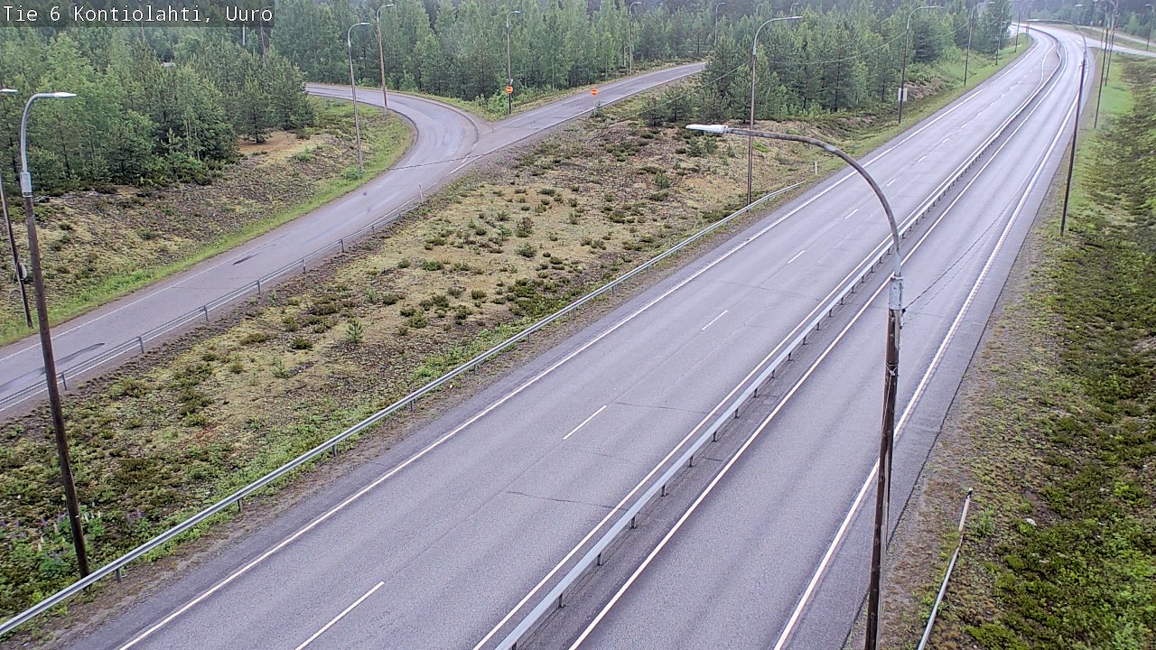 Kelikamerat Kuva Tie 6 Kontiolahti, Uuro, Kontiolahti, Pohjois-Karjala
