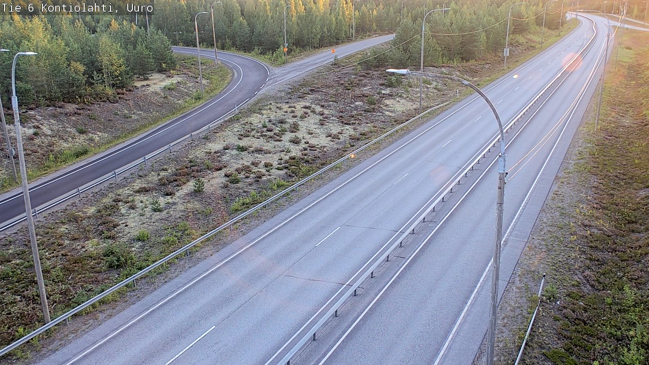 Kelikamerat Kuva Tie 6 Kontiolahti, Uuro, Kontiolahti, Pohjois-Karjala