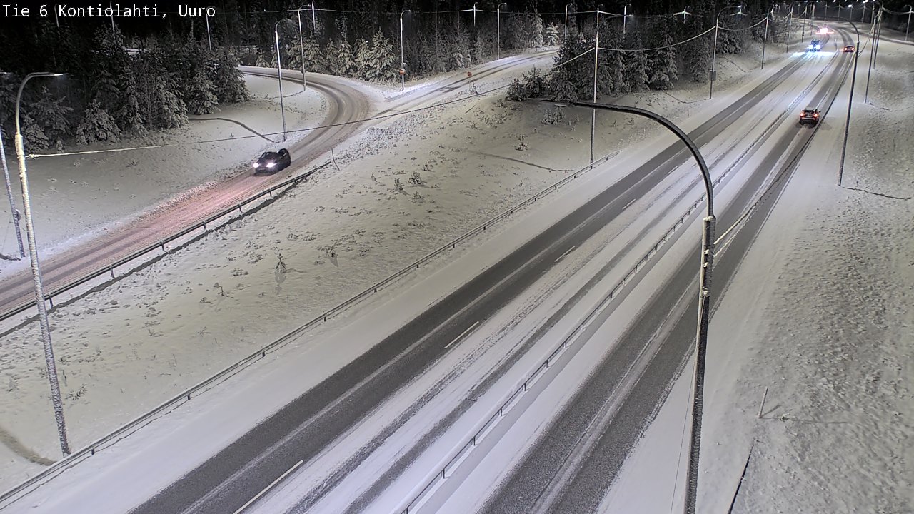 Kelikamerat Kuva Tie 6 Kontiolahti, Uuro, Kontiolahti, Pohjois-Karjala