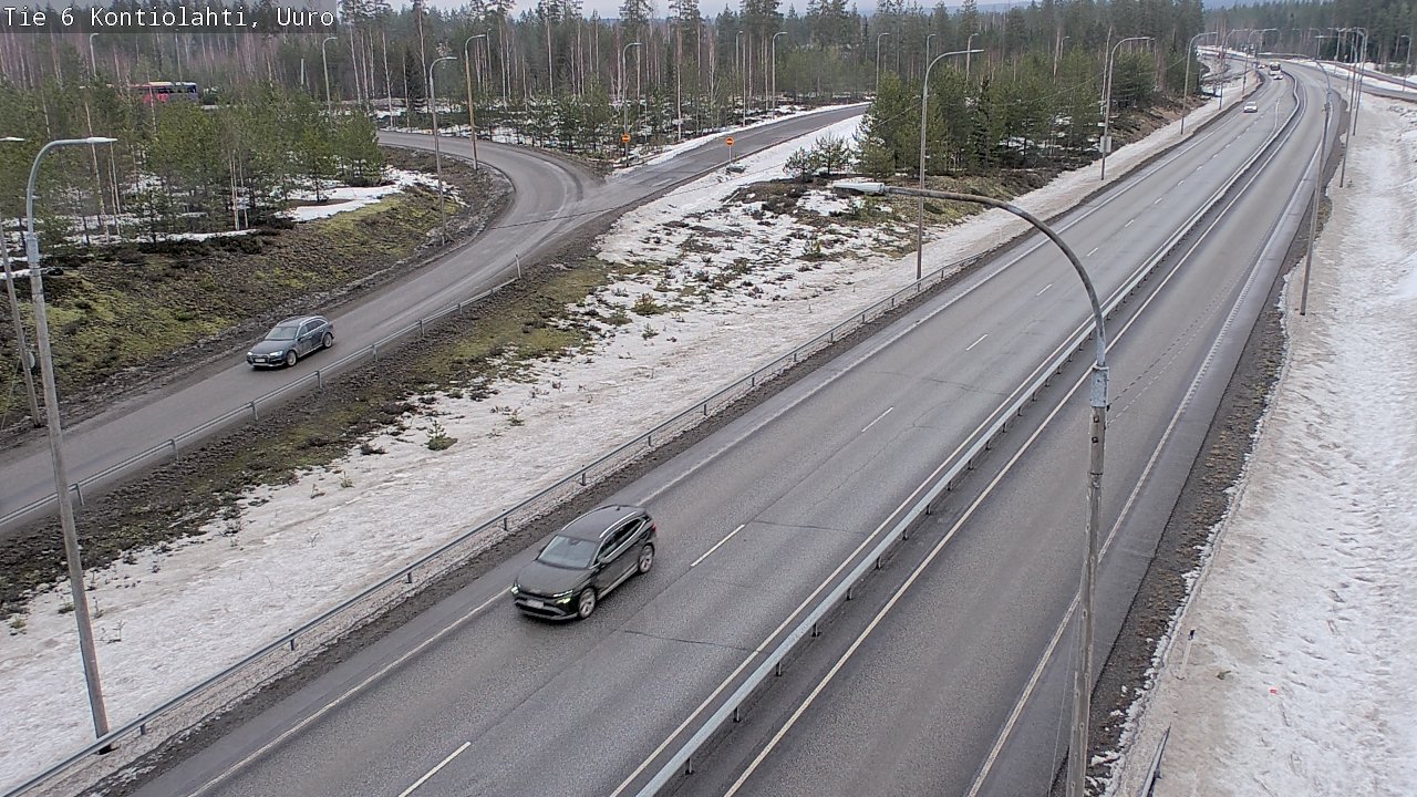 Weather Camera Image Väg 6 Kontiolax, Uuro, Kontiolahti, Pohjois-Karjala