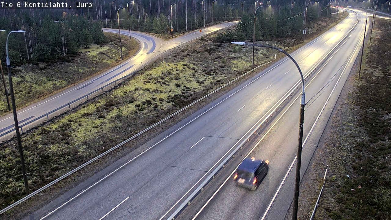 Kelikamerat Kuva Tie 6 Kontiolahti, Uuro, Kontiolahti, Pohjois-Karjala
