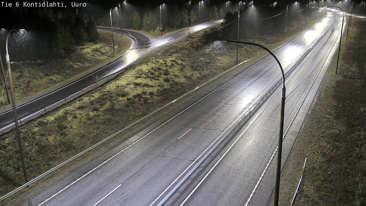 Weather Camera Image Road 6 Kontiolahti, Uuro, Kontiolahti, Pohjois-Karjala