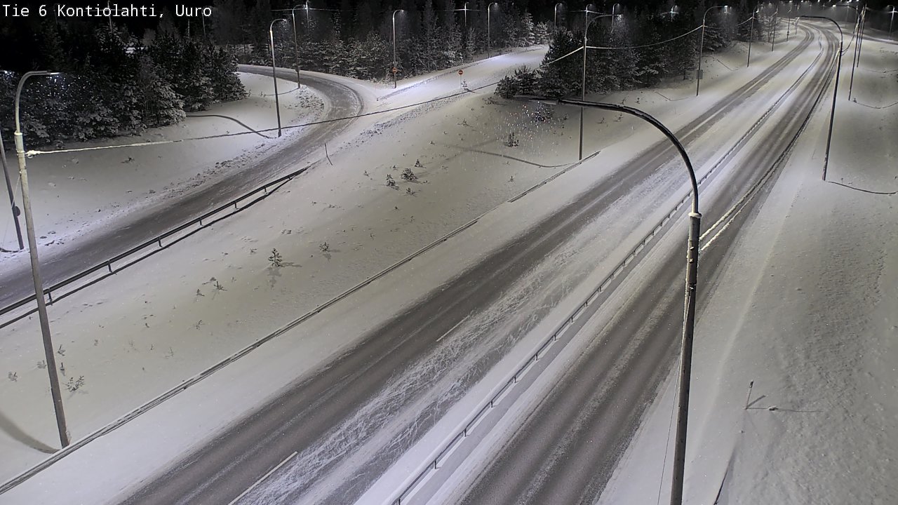 Weather Camera Image Road 6 Kontiolahti, Uuro, Kontiolahti, Pohjois-Karjala
