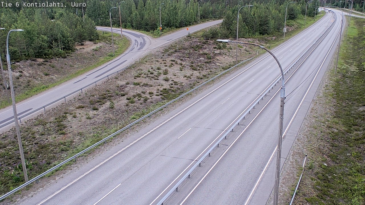 Kelikamerat Kuva Tie 6 Kontiolahti, Uuro, Kontiolahti, Pohjois-Karjala