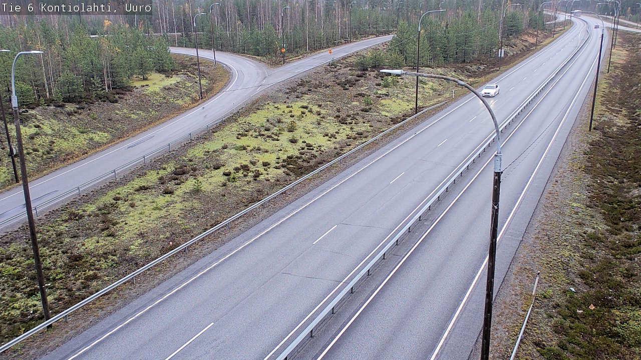 Kelikamerat Kuva Tie 6 Kontiolahti, Uuro, Kontiolahti, Pohjois-Karjala