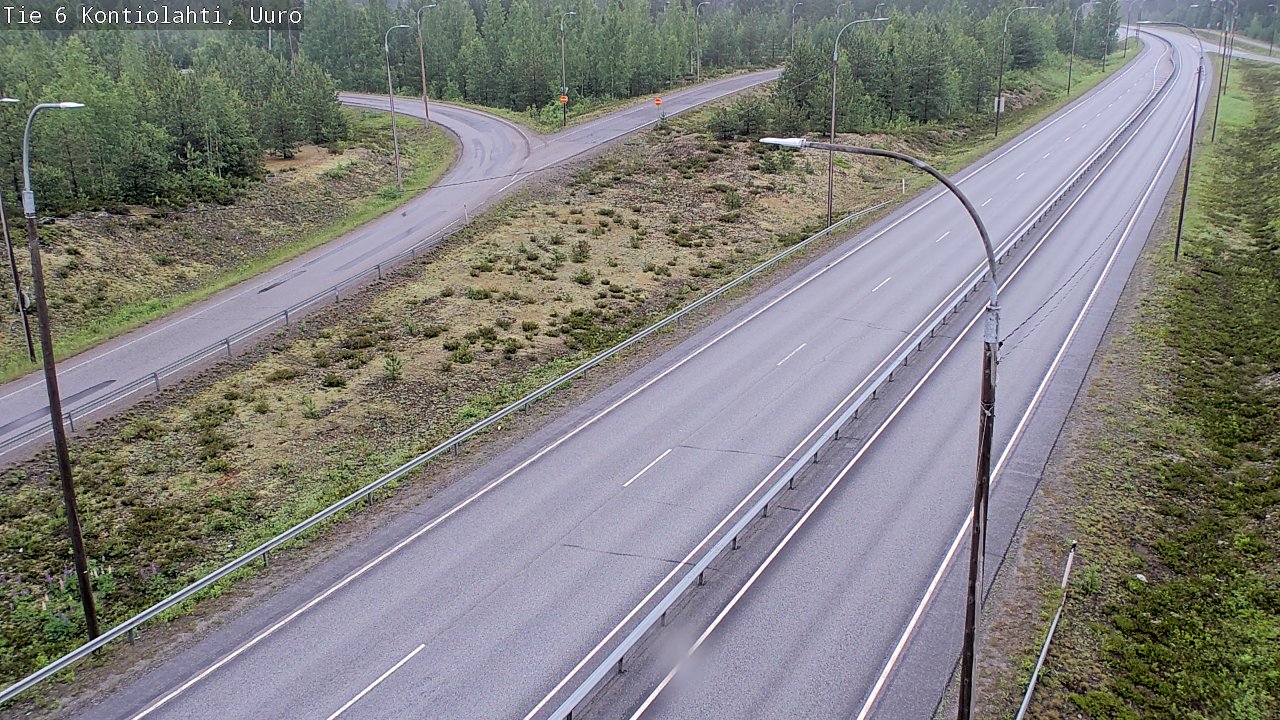 Kelikamerat Kuva Tie 6 Kontiolahti, Uuro, Kontiolahti, Pohjois-Karjala