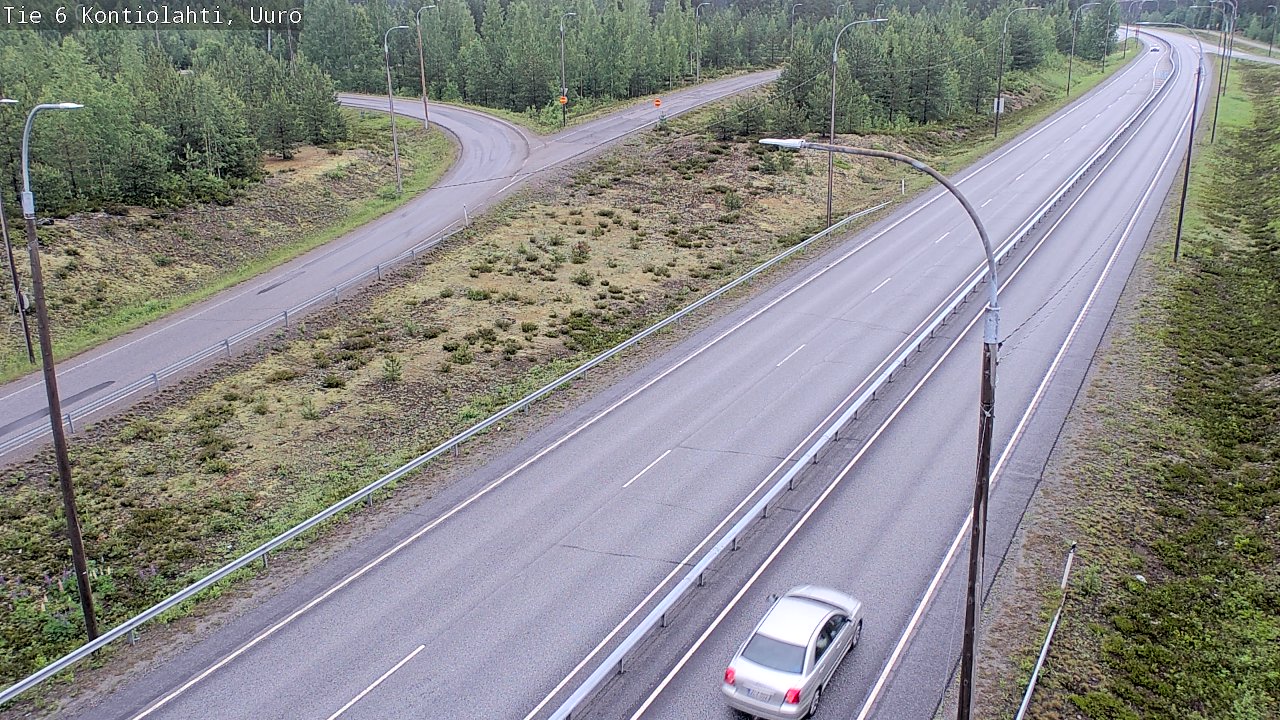 Kelikamerat Kuva Tie 6 Kontiolahti, Uuro, Kontiolahti, Pohjois-Karjala