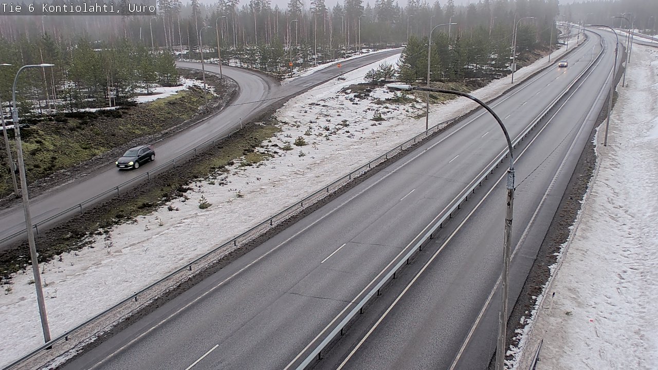 Kelikamerat Kuva Tie 6 Kontiolahti, Uuro, Kontiolahti, Pohjois-Karjala