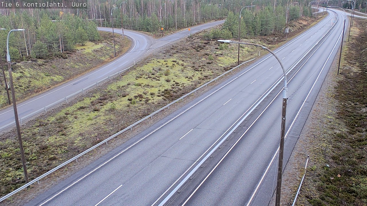 Kelikamerat Kuva Tie 6 Kontiolahti, Uuro, Kontiolahti, Pohjois-Karjala