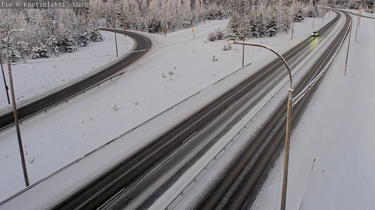 Kelikamerat Kuva Tie 6 Kontiolahti, Uuro, Kontiolahti, Pohjois-Karjala