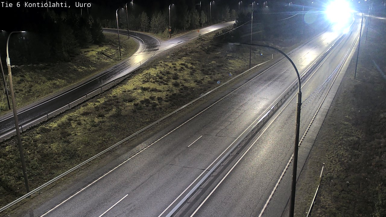 Weather Camera Image Road 6 Kontiolahti, Uuro, Kontiolahti, Pohjois-Karjala