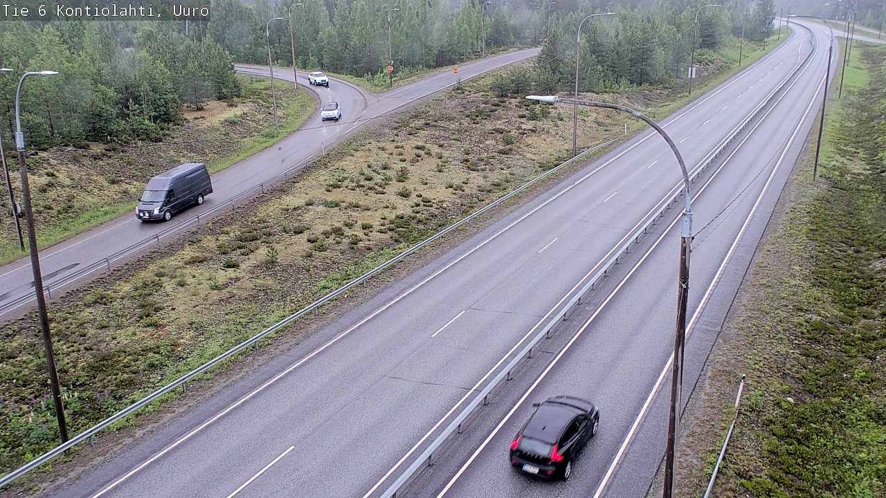 Kelikamerat Kuva Tie 6 Kontiolahti, Uuro, Kontiolahti, Pohjois-Karjala