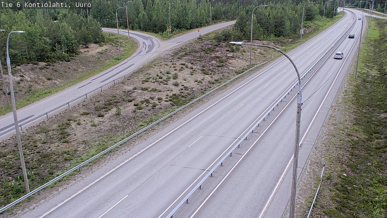 Kelikamerat Kuva Tie 6 Kontiolahti, Uuro, Kontiolahti, Pohjois-Karjala