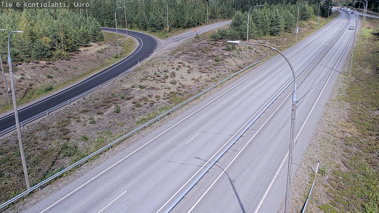Kelikamerat Kuva Tie 6 Kontiolahti, Uuro, Kontiolahti, Pohjois-Karjala