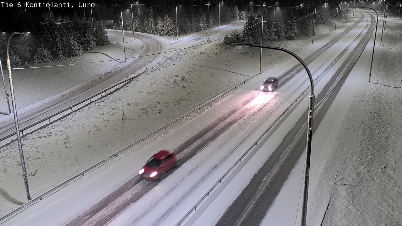 Kelikamerat Kuva Tie 6 Kontiolahti, Uuro, Kontiolahti, Pohjois-Karjala