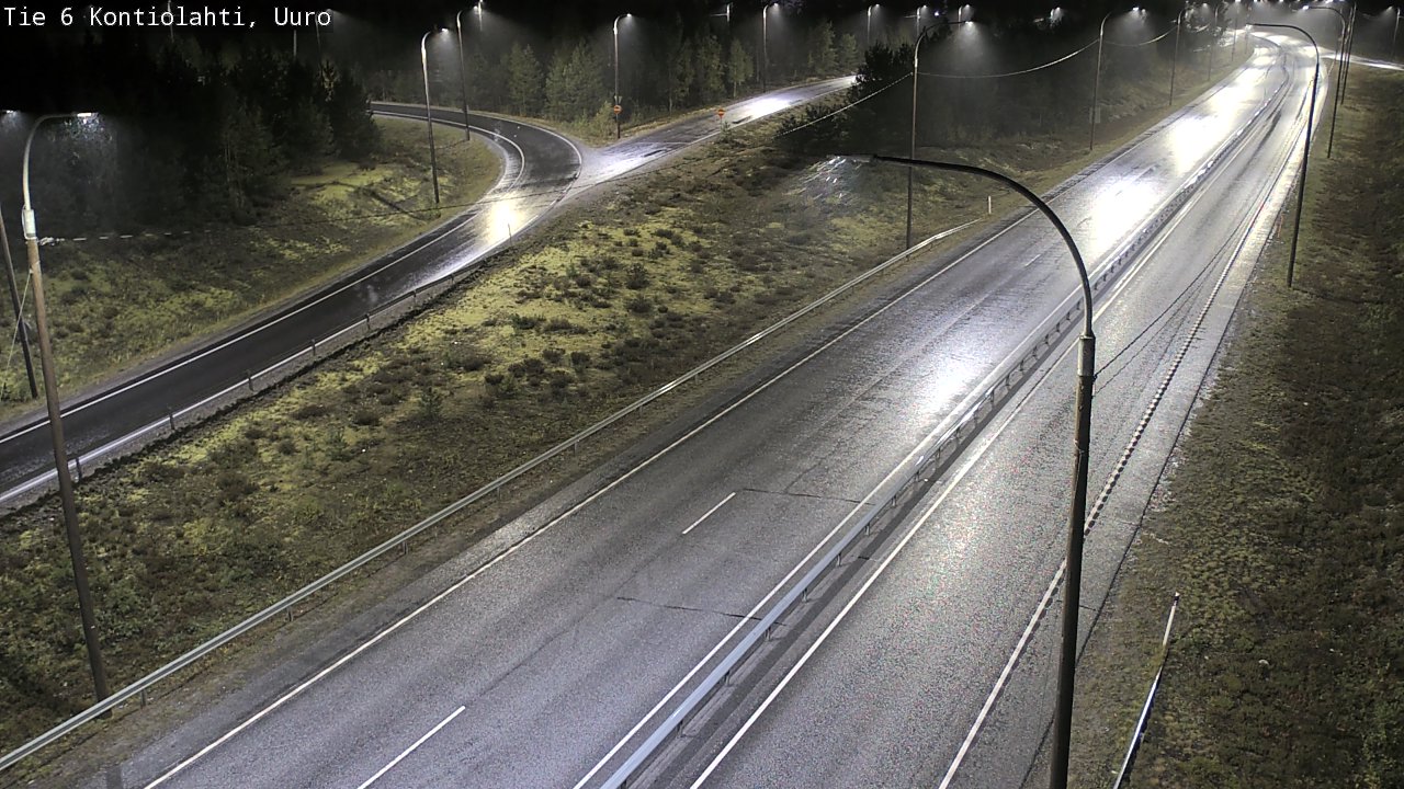Weather Camera Image Road 6 Kontiolahti, Uuro, Kontiolahti, Pohjois-Karjala
