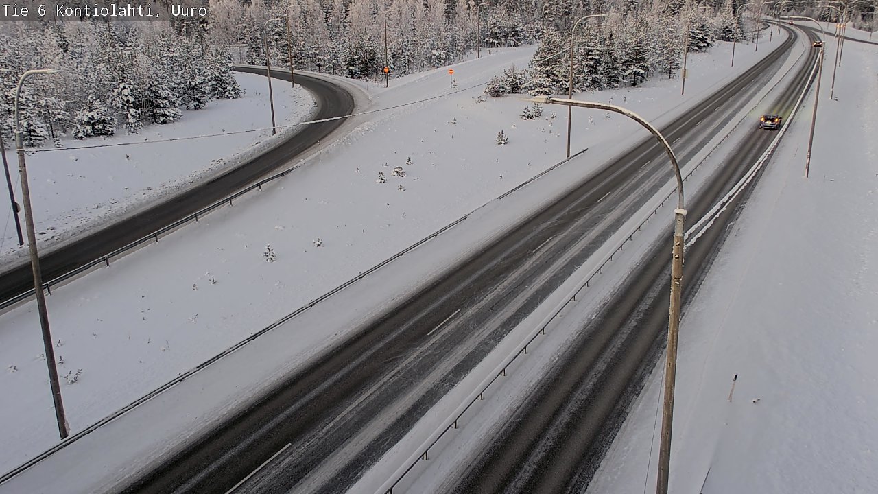 Kelikamerat Kuva Tie 6 Kontiolahti, Uuro, Kontiolahti, Pohjois-Karjala