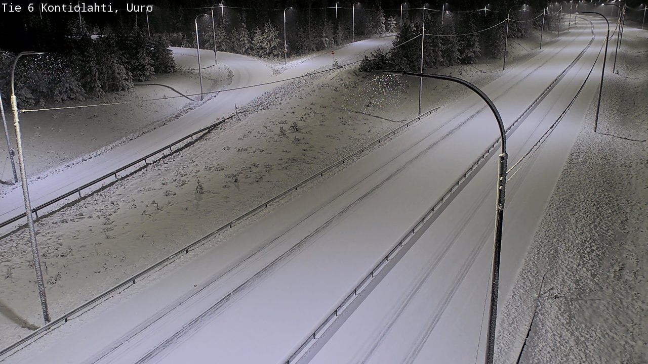 Kelikamerat Kuva Tie 6 Kontiolahti, Uuro, Kontiolahti, Pohjois-Karjala