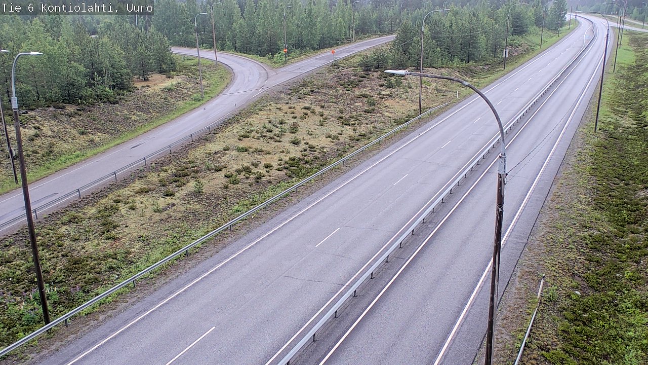 Kelikamerat Kuva Tie 6 Kontiolahti, Uuro, Kontiolahti, Pohjois-Karjala