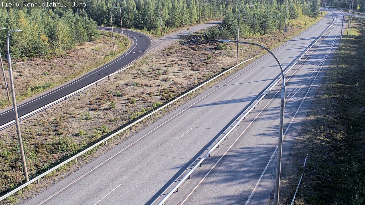 Weather Camera Image Road 6 Kontiolahti, Uuro, Kontiolahti, Pohjois-Karjala