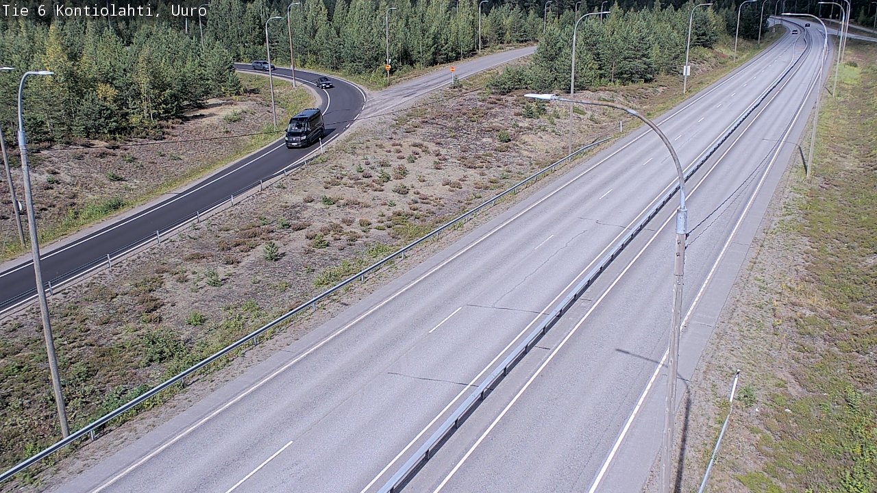 Kelikamerat Kuva Tie 6 Kontiolahti, Uuro, Kontiolahti, Pohjois-Karjala