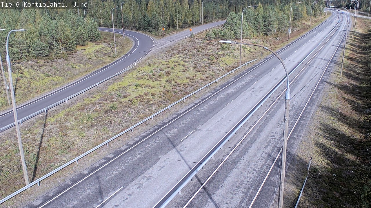 Kelikamerat Kuva Tie 6 Kontiolahti, Uuro, Kontiolahti, Pohjois-Karjala