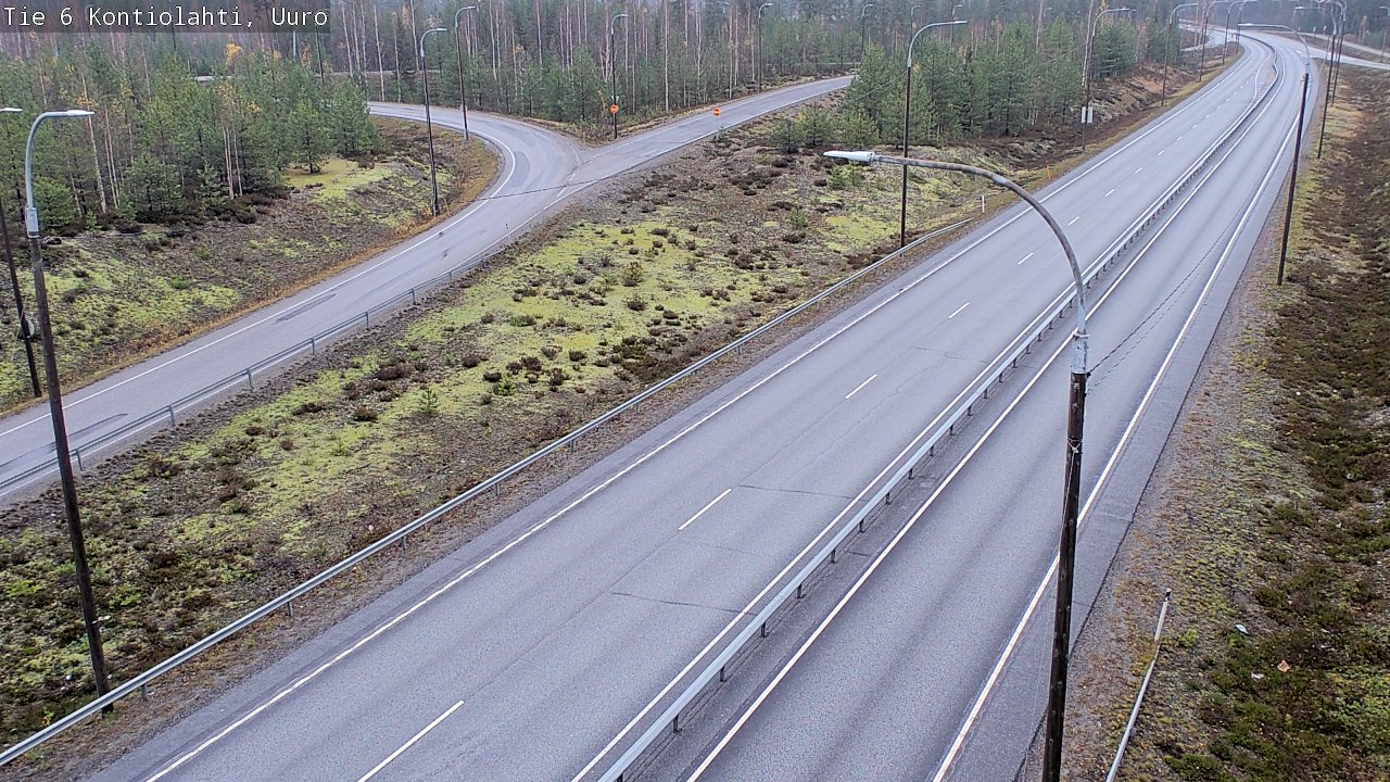 Kelikamerat Kuva Tie 6 Kontiolahti, Uuro, Kontiolahti, Pohjois-Karjala