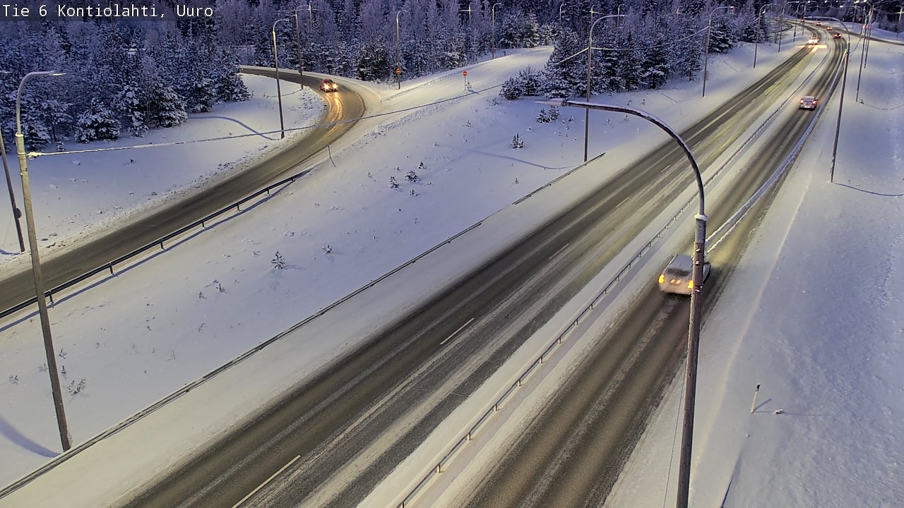 Kelikamerat Kuva Tie 6 Kontiolahti, Uuro, Kontiolahti, Pohjois-Karjala