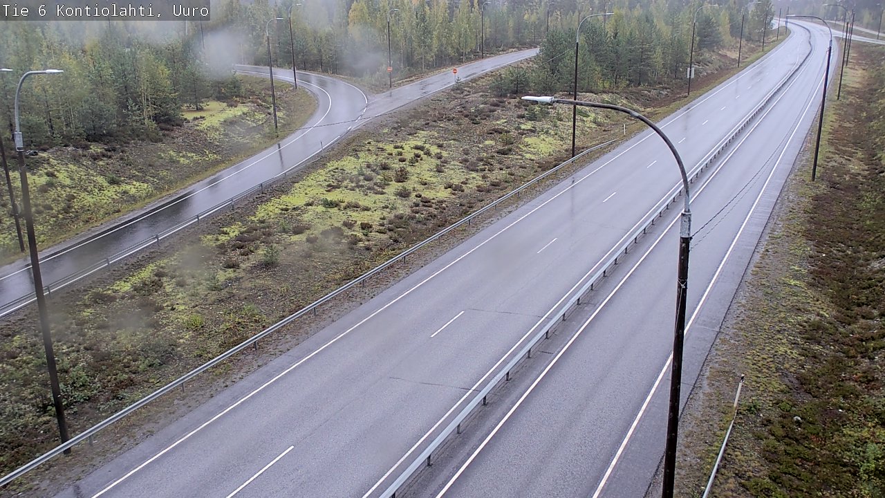 Kelikamerat Kuva Tie 6 Kontiolahti, Uuro, Kontiolahti, Pohjois-Karjala