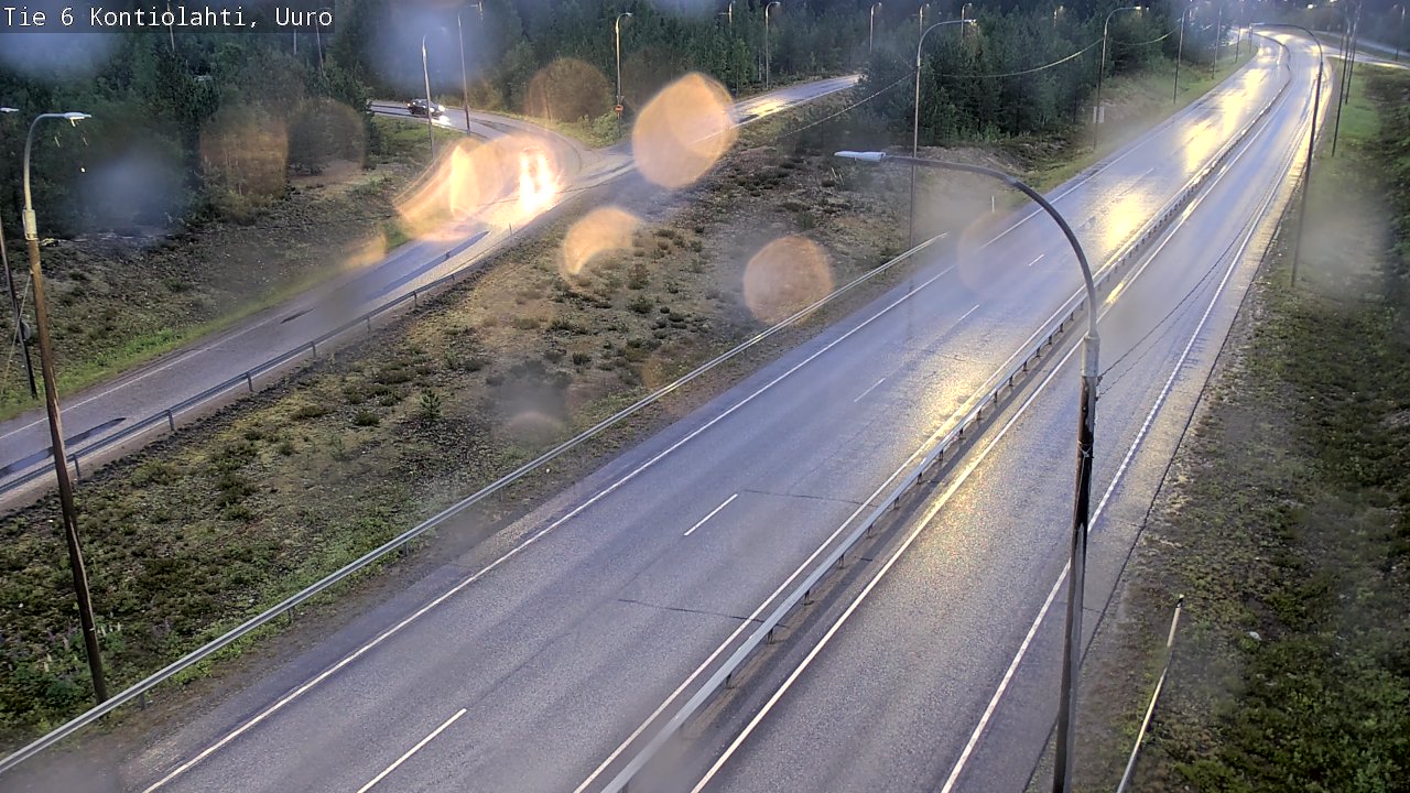 Kelikamerat Kuva Tie 6 Kontiolahti, Uuro, Kontiolahti, Pohjois-Karjala