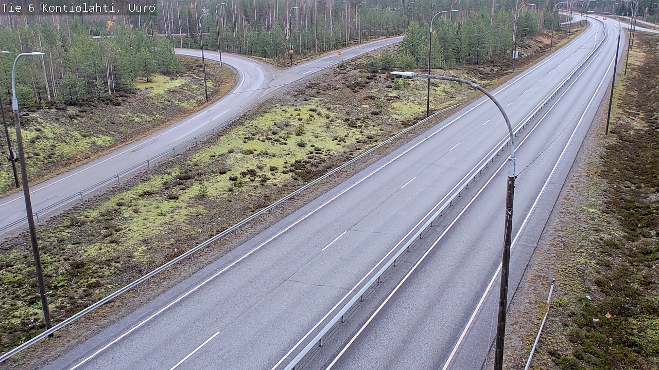 Kelikamerat Kuva Tie 6 Kontiolahti, Uuro, Kontiolahti, Pohjois-Karjala