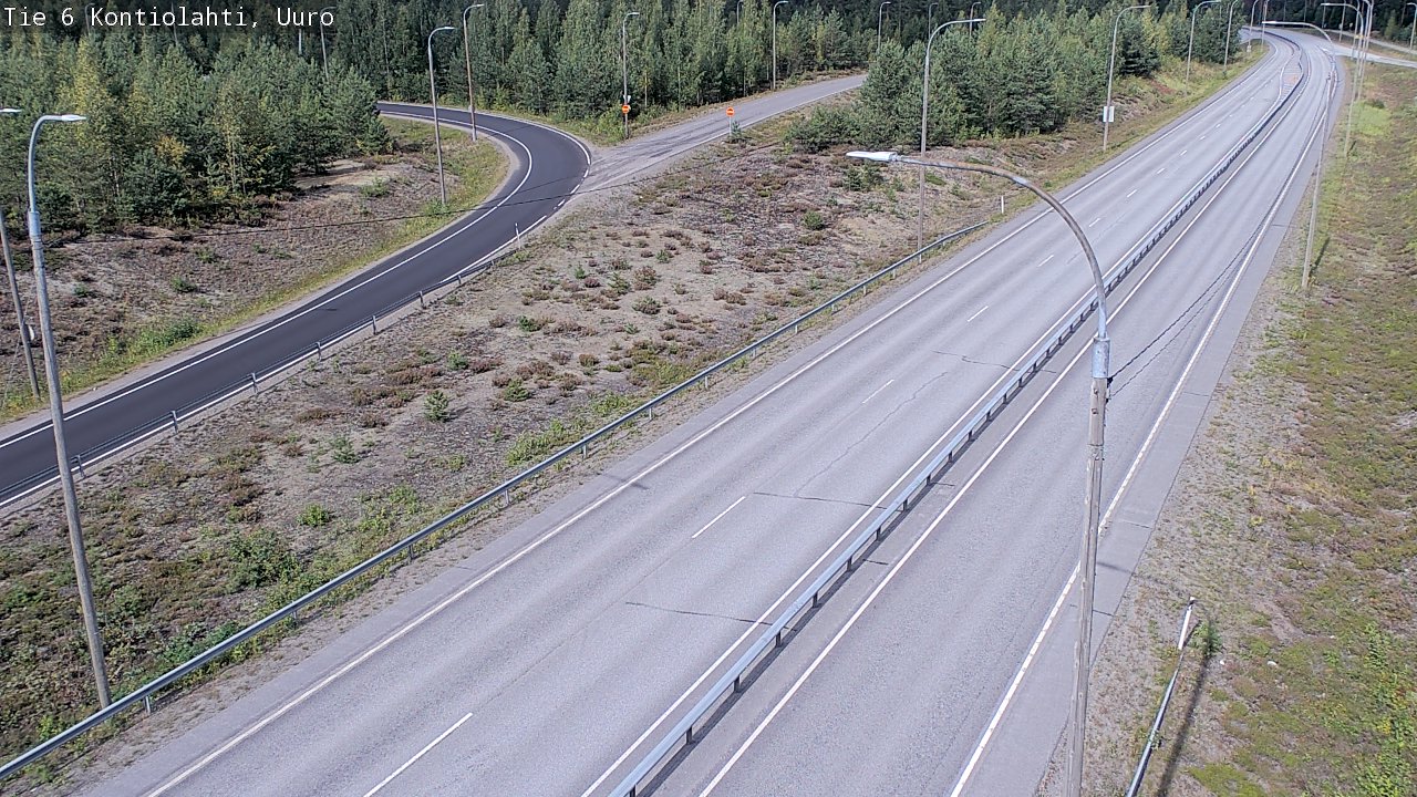 Kelikamerat Kuva Tie 6 Kontiolahti, Uuro, Kontiolahti, Pohjois-Karjala