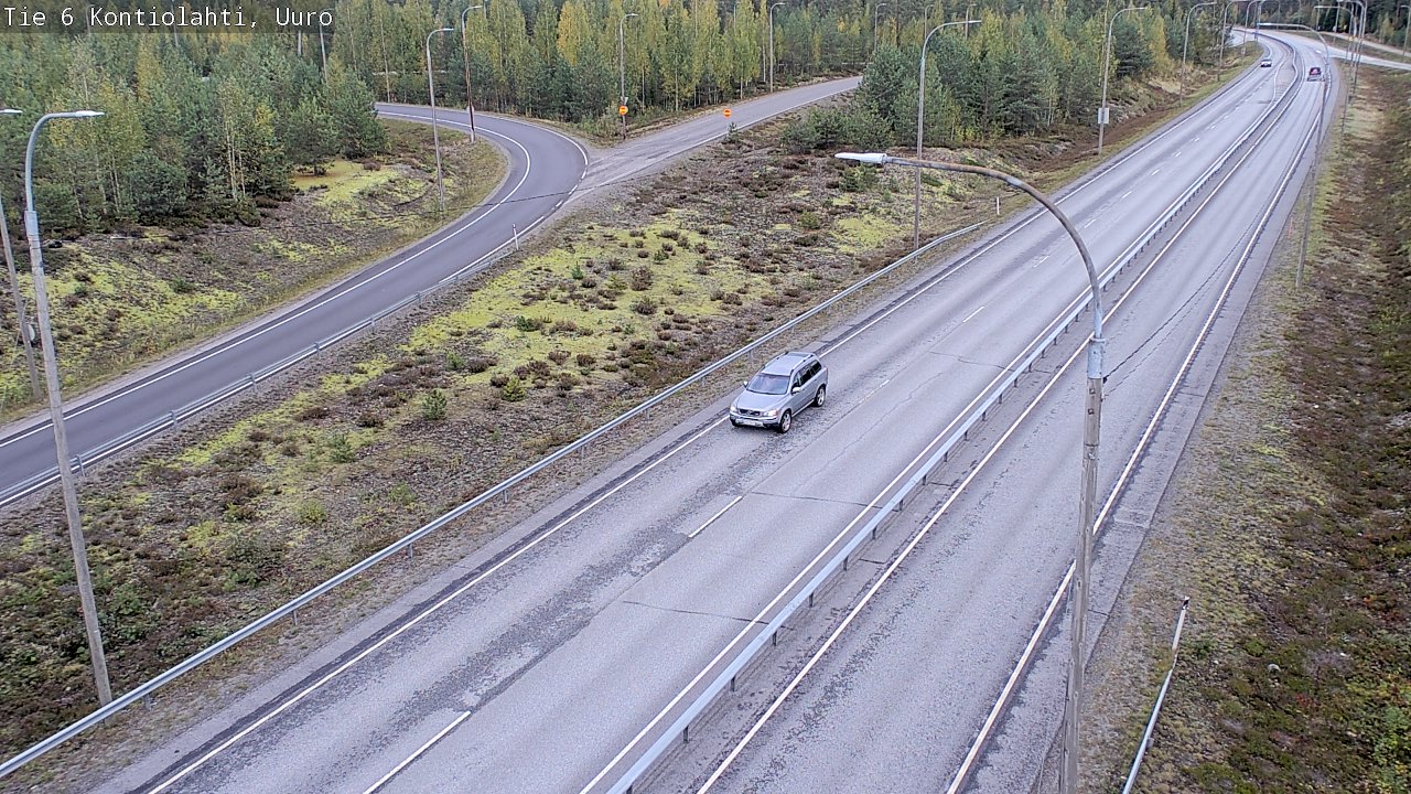Kelikamerat Kuva Tie 6 Kontiolahti, Uuro, Kontiolahti, Pohjois-Karjala
