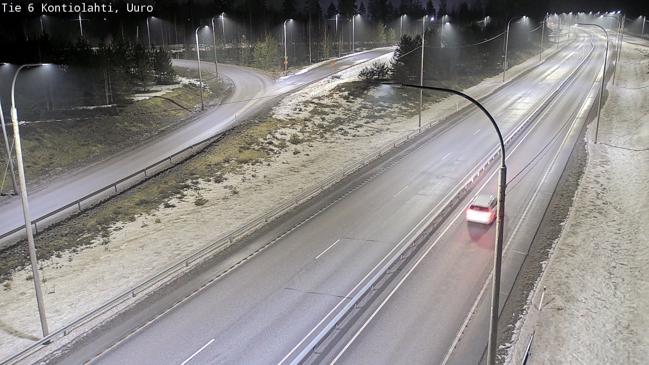 Weather Camera Image Väg 6 Kontiolax, Uuro, Kontiolahti, Pohjois-Karjala