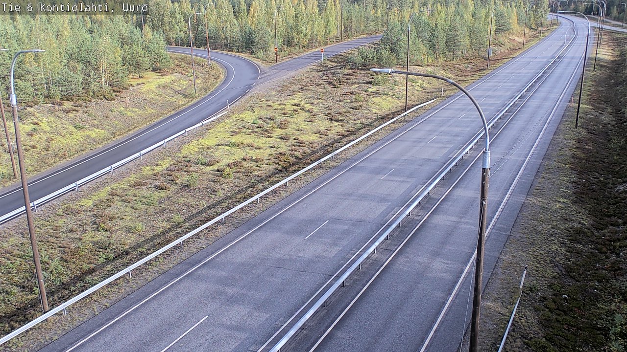 Kelikamerat Kuva Tie 6 Kontiolahti, Uuro, Kontiolahti, Pohjois-Karjala