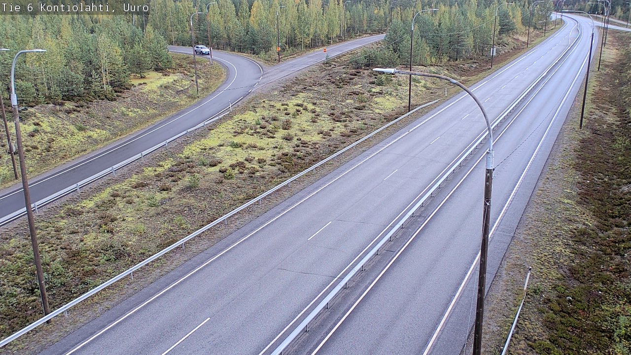 Kelikamerat Kuva Tie 6 Kontiolahti, Uuro, Kontiolahti, Pohjois-Karjala