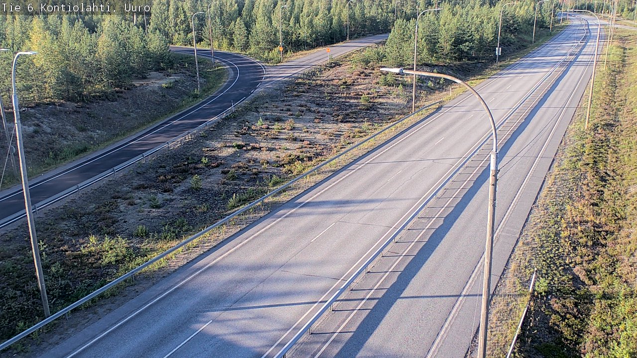 Kelikamerat Kuva Tie 6 Kontiolahti, Uuro, Kontiolahti, Pohjois-Karjala