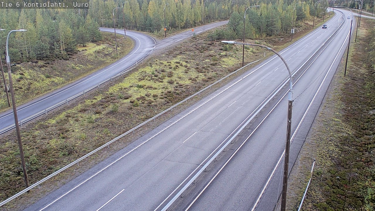 Kelikamerat Kuva Tie 6 Kontiolahti, Uuro, Kontiolahti, Pohjois-Karjala