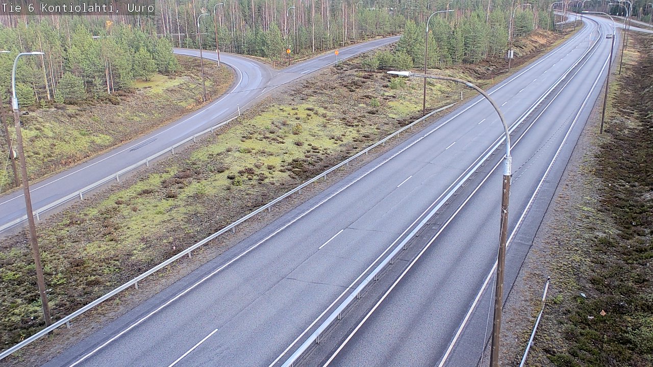 Kelikamerat Kuva Tie 6 Kontiolahti, Uuro, Kontiolahti, Pohjois-Karjala